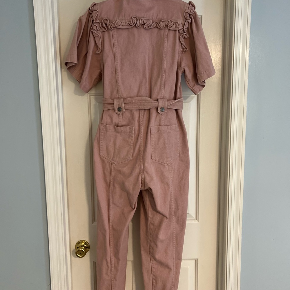 Pink Ruffled Jumpsuit - Picture 4 of 4